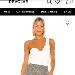 Privacy Please Kaela White Bodysuit